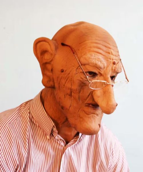 Latex Mask Oldman Masks